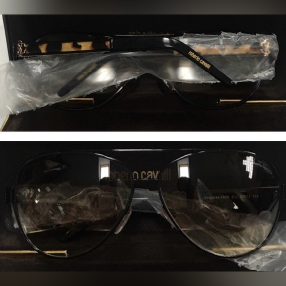 ROBERTO CAVALLI GORGONEA LEOPARD AVIATOR SUNNIES main image 6